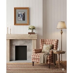 Vintage Nancy Noel "December" 12x10 Framed Print, Signed